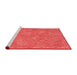 Contemporary Red Washable Rugs