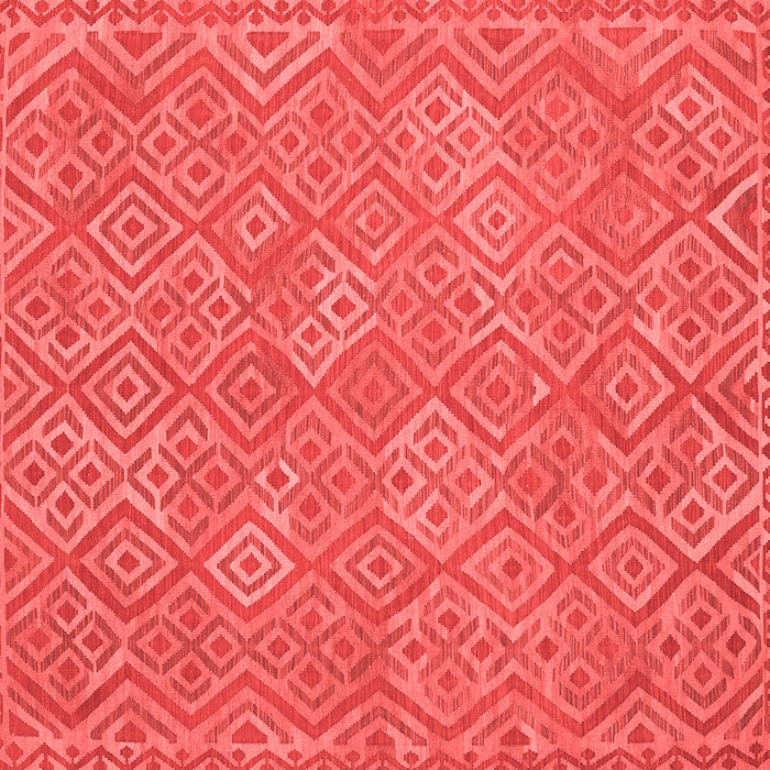 Abstract Red Contemporary Rug, con714red