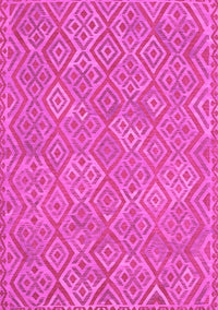 Abstract Pink Contemporary Rug, con714pnk