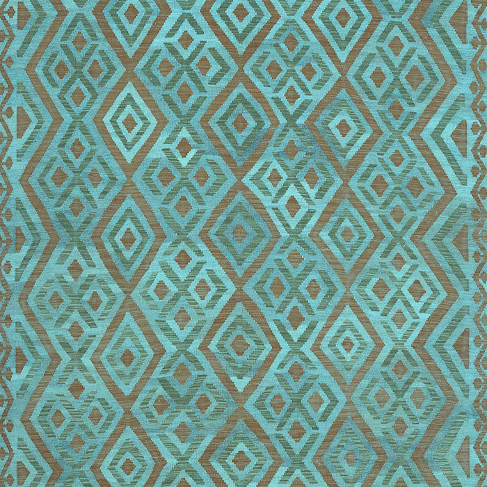 Abstract Light Blue Contemporary Rug, con714lblu