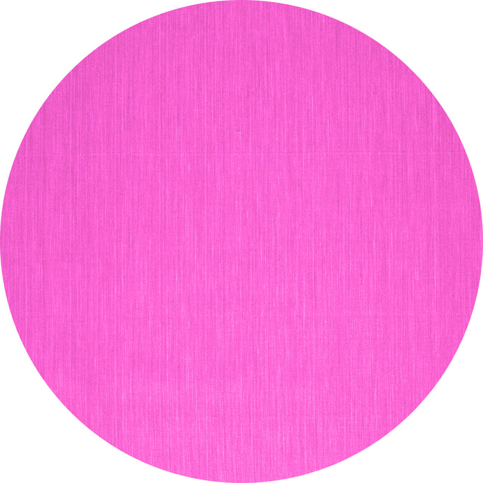 Round Abstract Pink Contemporary Rug, con715pnk