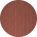 Round Machine Washable Abstract Brown Contemporary Rug, wshcon716brn