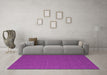 Machine Washable Abstract Purple Contemporary Area Rugs in a Living Room, wshcon716pur
