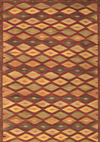 Oriental Brown Traditional Rug, con717brn