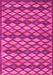 Machine Washable Oriental Pink Traditional Rug, wshcon717pnk