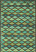 Oriental Turquoise Traditional Rug, con717turq