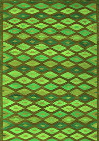 Oriental Green Traditional Rug, con717grn