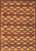 Machine Washable Oriental Brown Traditional Rug, wshcon717brn