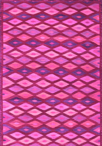 Oriental Pink Traditional Rug, con717pnk