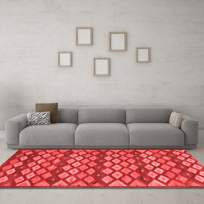 Traditional Red Washable Rugs
