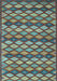 Oriental Light Blue Traditional Rug, con717lblu