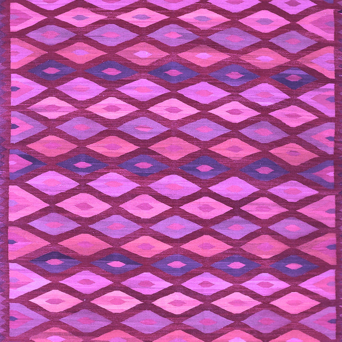 Machine Washable Oriental Purple Traditional Area Rugs, wshcon717pur