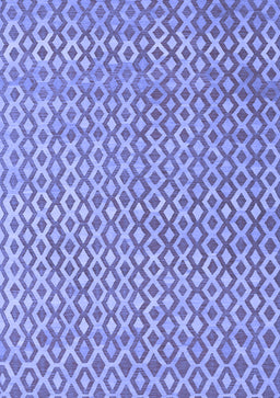 Abstract Blue Contemporary Rug, con718blu