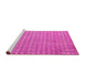 Sideview of Machine Washable Abstract Pink Contemporary Rug, wshcon718pnk