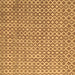 Square Abstract Brown Contemporary Rug, con718brn