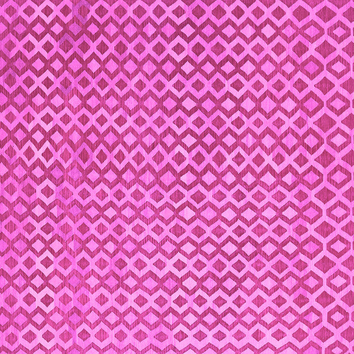 Square Abstract Pink Contemporary Rug, con718pnk