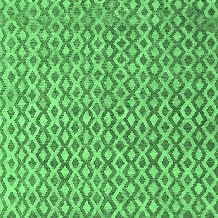 Abstract Emerald Green Contemporary Rug, con718emgrn