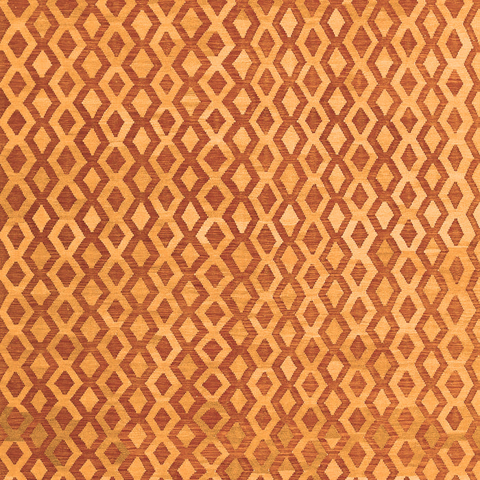 Abstract Orange Contemporary Rug, con718org