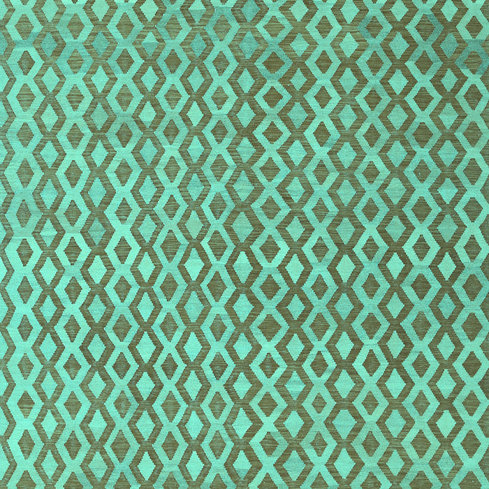 Machine Washable Abstract Turquoise Contemporary Area Rugs, wshcon718turq