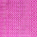 Square Machine Washable Abstract Pink Contemporary Rug, wshcon718pnk