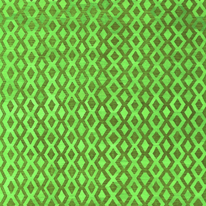 Abstract Green Contemporary Rug, con718grn