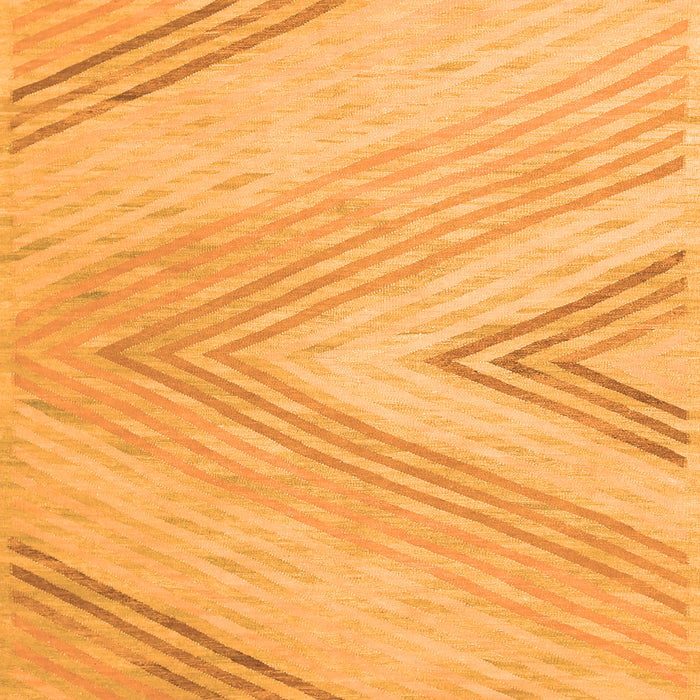 Abstract Orange Contemporary Rug, con719org