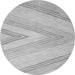 Square Abstract Gray Contemporary Rug, con719gry