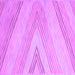 Square Machine Washable Abstract Purple Contemporary Area Rugs, wshcon719pur