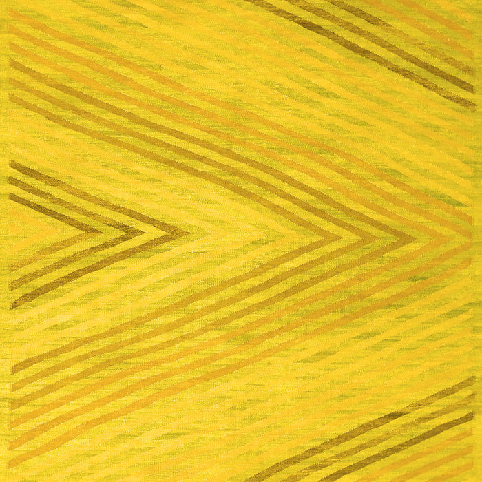 Machine Washable Abstract Yellow Contemporary Rug, wshcon719yw