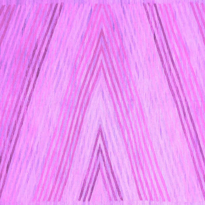 Square Abstract Purple Contemporary Rug, con719pur