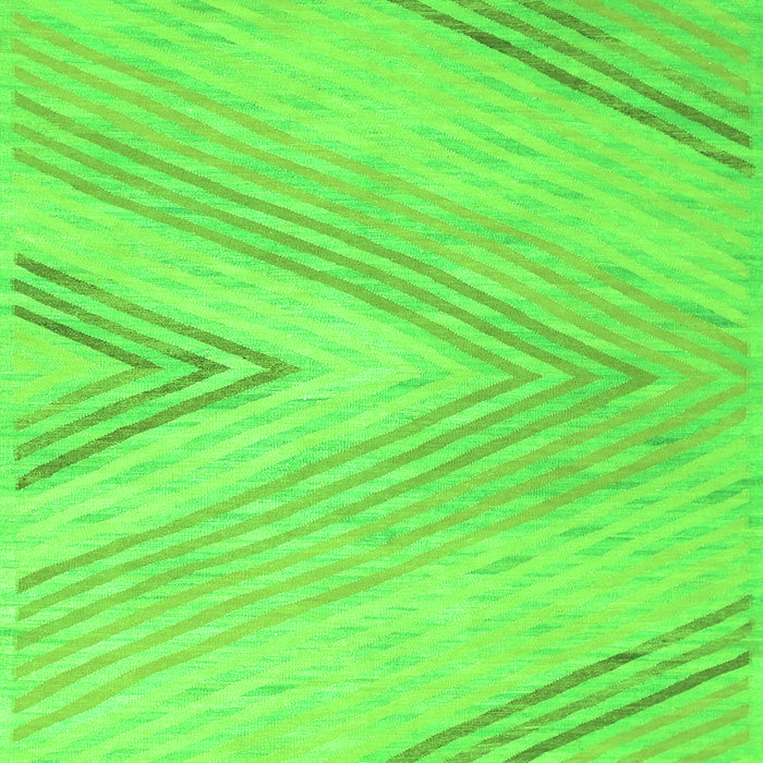 Abstract Green Contemporary Rug, con719grn