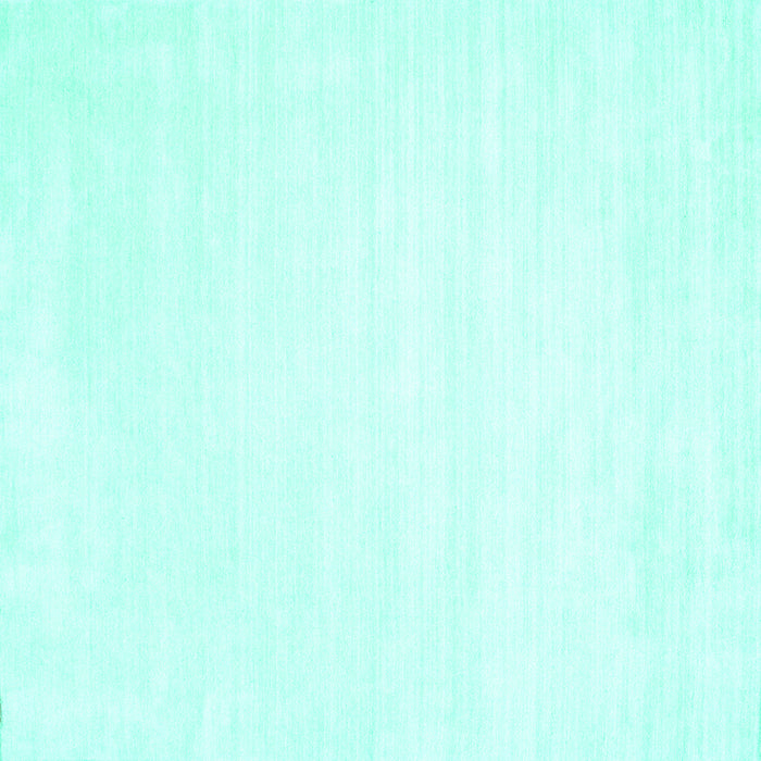 Square Solid Turquoise Modern Rug, con71turq