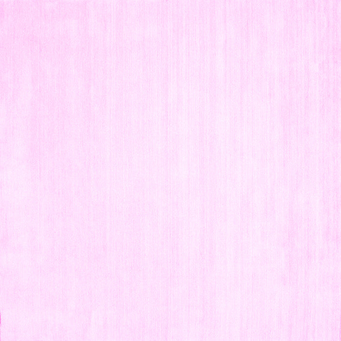 Square Solid Pink Modern Rug, con71pnk