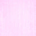 Square Solid Pink Modern Rug, con71pnk