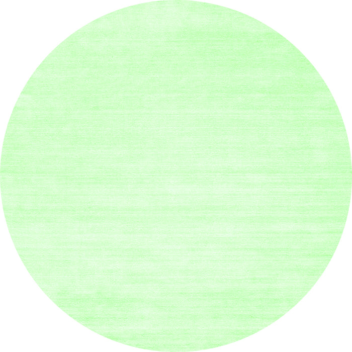 Machine Washable Solid Green Modern Area Rugs, wshcon71grn