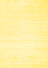 Solid Yellow Modern Rug, con71yw