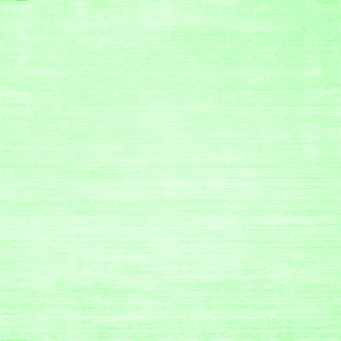 Square Machine Washable Solid Emerald Green Modern Area Rugs, wshcon71emgrn