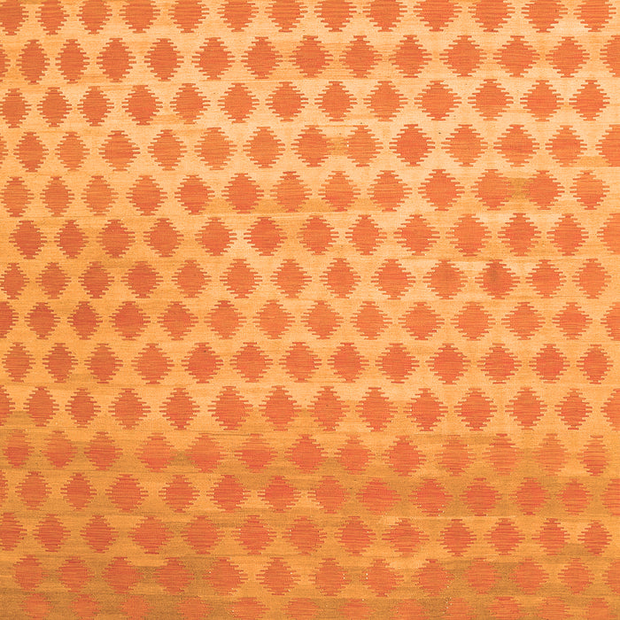 Serging Thickness of Abstract Orange Contemporary Rug, con720org