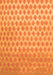 Serging Thickness of Machine Washable Abstract Orange Contemporary Area Rugs, wshcon720org