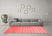 Contemporary Red Washable Rugs