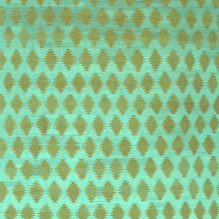 Abstract Turquoise Contemporary Rug, con720turq