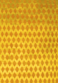 Abstract Yellow Contemporary Rug, con720yw