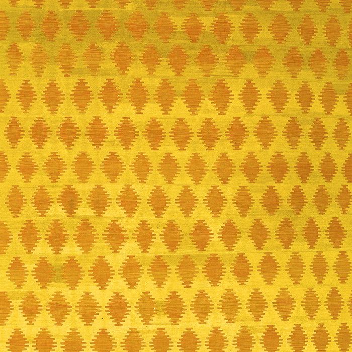 Abstract Yellow Contemporary Rug, con720yw