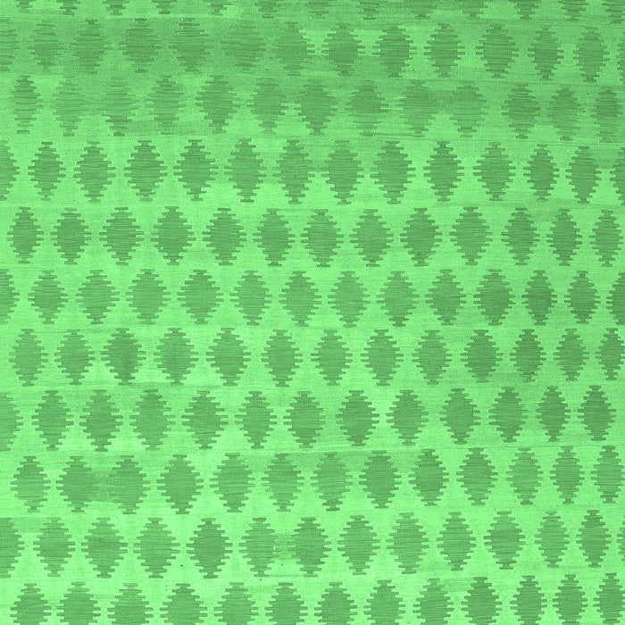 Machine Washable Abstract Emerald Green Contemporary Area Rugs, wshcon720emgrn