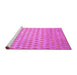 Sideview of Machine Washable Abstract Purple Contemporary Area Rugs, wshcon720pur