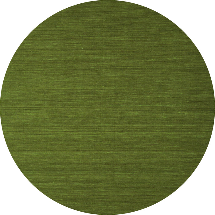 Square Abstract Green Contemporary Rug, con721grn