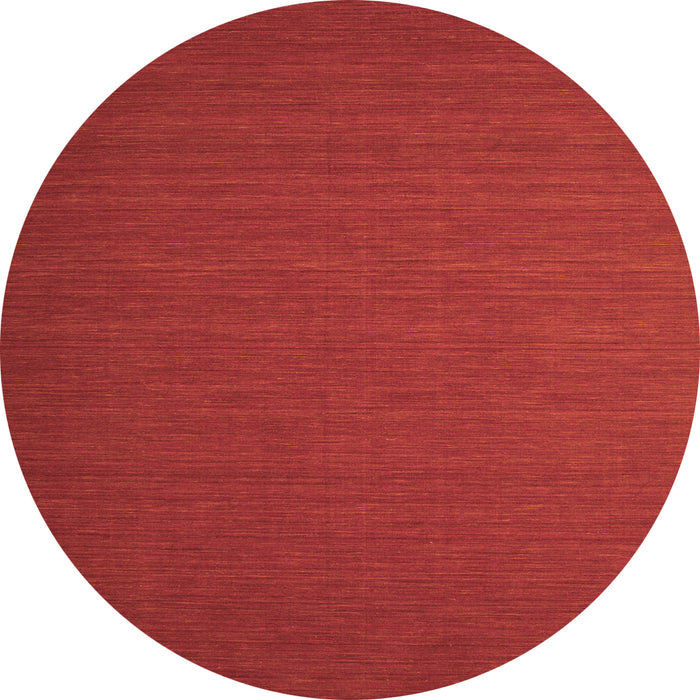 Square Abstract Orange Contemporary Rug, con721org