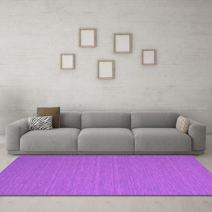 Machine Washable Abstract Pink Contemporary Rug in a Living Room, wshcon722pnk