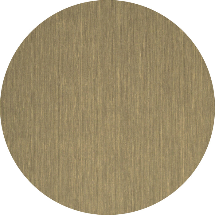 Round Abstract Brown Contemporary Rug, con722brn