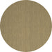 Round Abstract Brown Contemporary Rug, con722brn